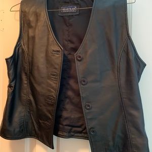 Vintage leather vest